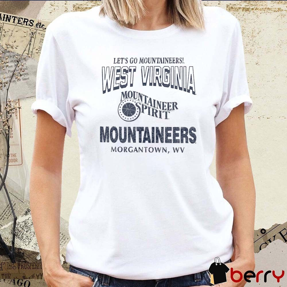 Let’s Go Mountaineers West Virginia Mountaineers Mountaineer Spirit 47 Head On Football Scrum t-shirt