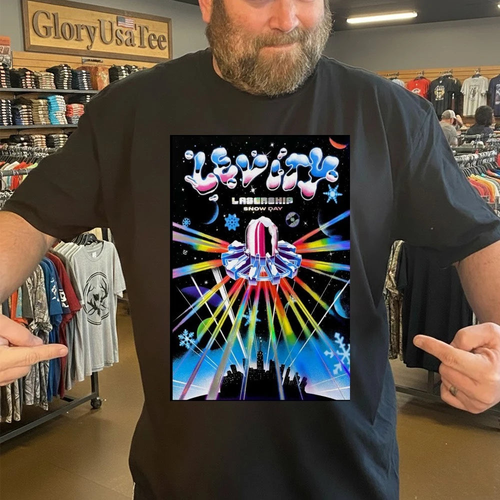 Official Levity Snow Day Chicago 26 Poster Shirt