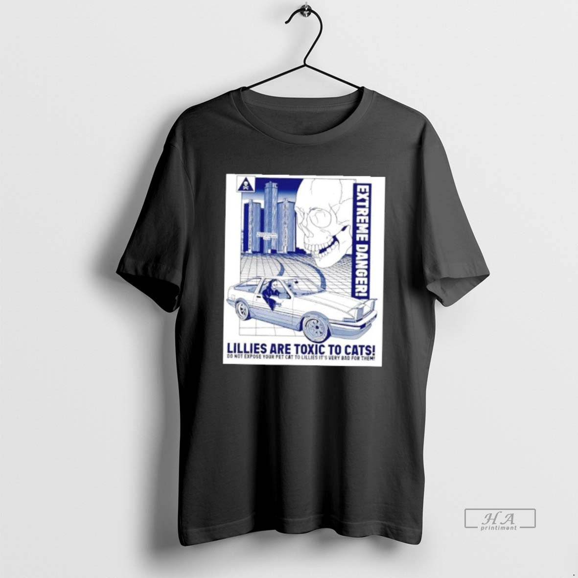 Official Lillies Are Toxic To Cats Extreme Danger Skull T-Shirts, Hoodie, Sweatshirt | TeeBloomCo.com