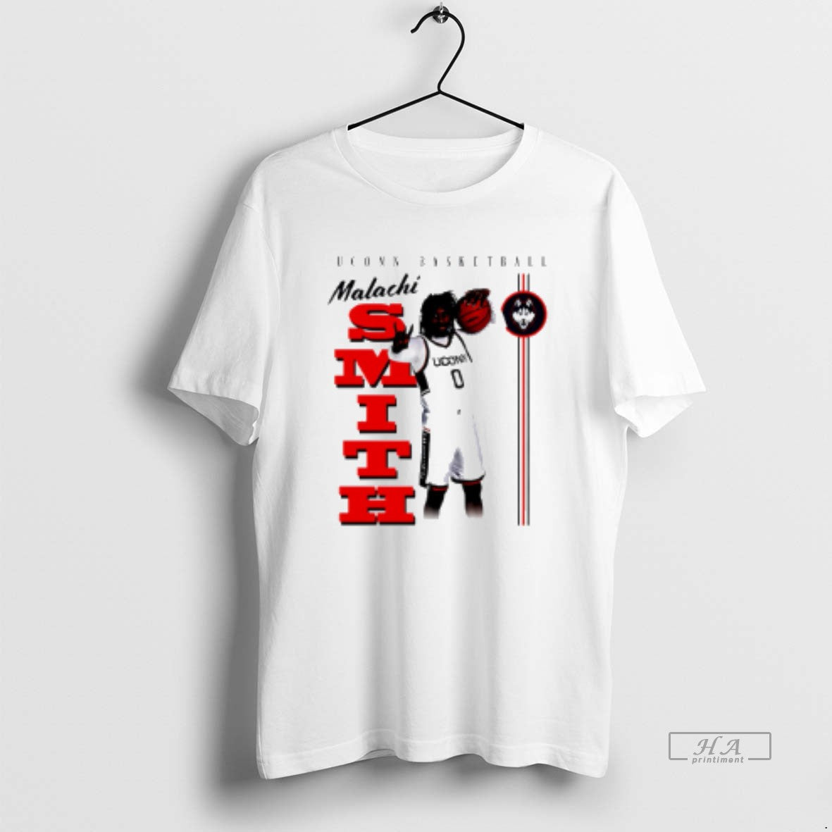 Official Malachi Smith Uconn Huskies Illustrated T-Shirts, Hoodie, Sweatshirt | TeeBloomCo.com