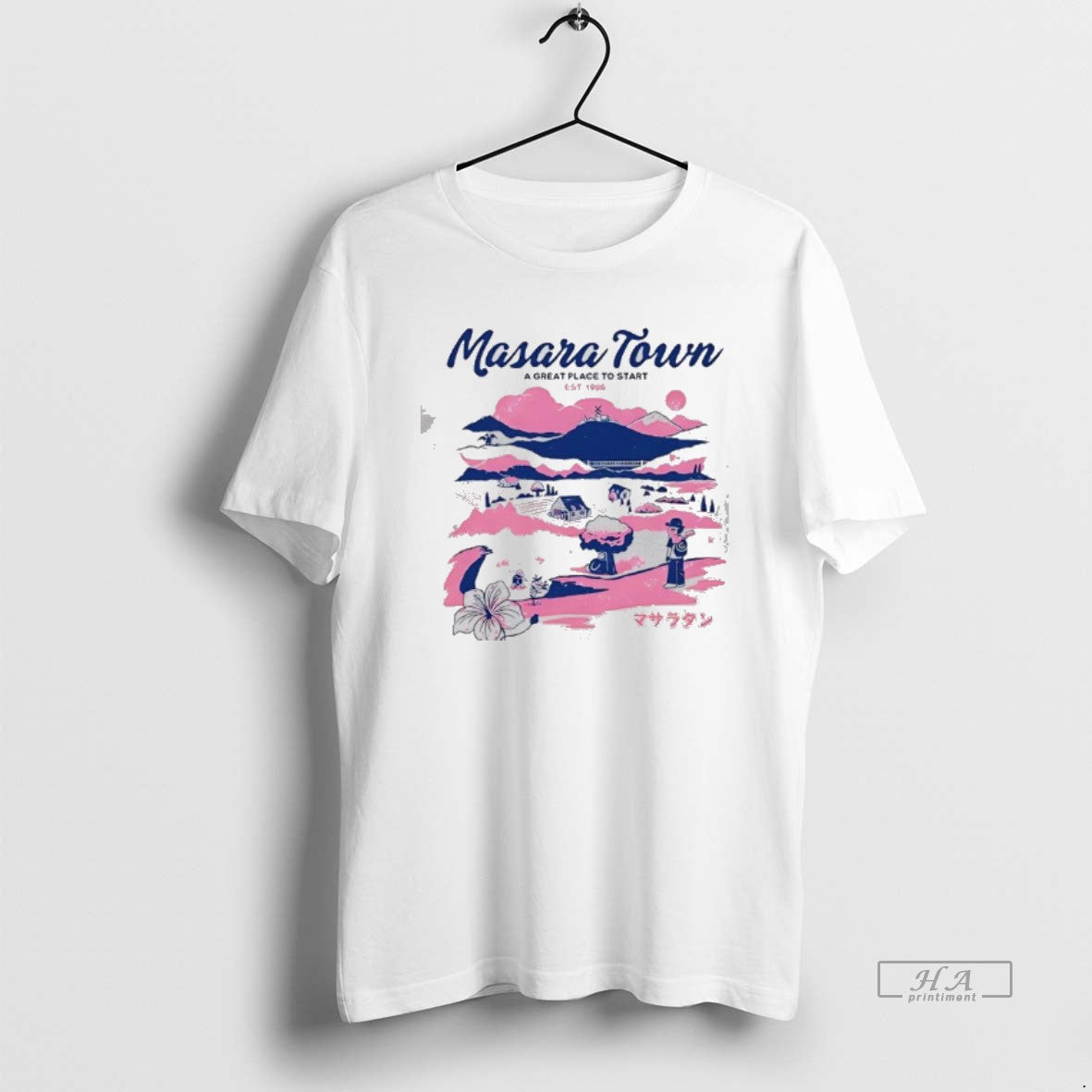 Official Masara Town A Great Place To Start Est 1996 Vintage T-Shirts, Hoodie, Sweatshirt | TeeBloomCo.com