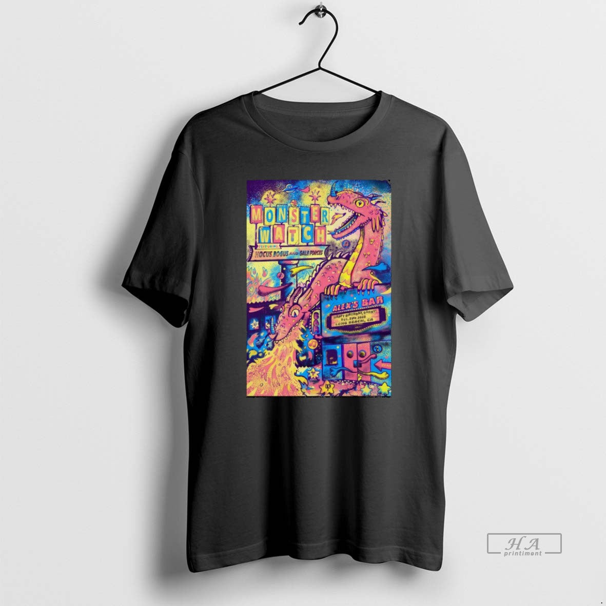 Official Monsterwatch December 21 2025 Alexs Bar In Long Beach Ca T-Shirts, Hoodie, Sweatshirt | TeeBloomCo.com