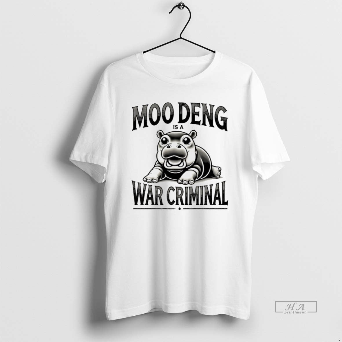 Official Moo Deng Is A War Criminal T-Shirts, Hoodie, Sweatshirt | TeeBloomCo.com