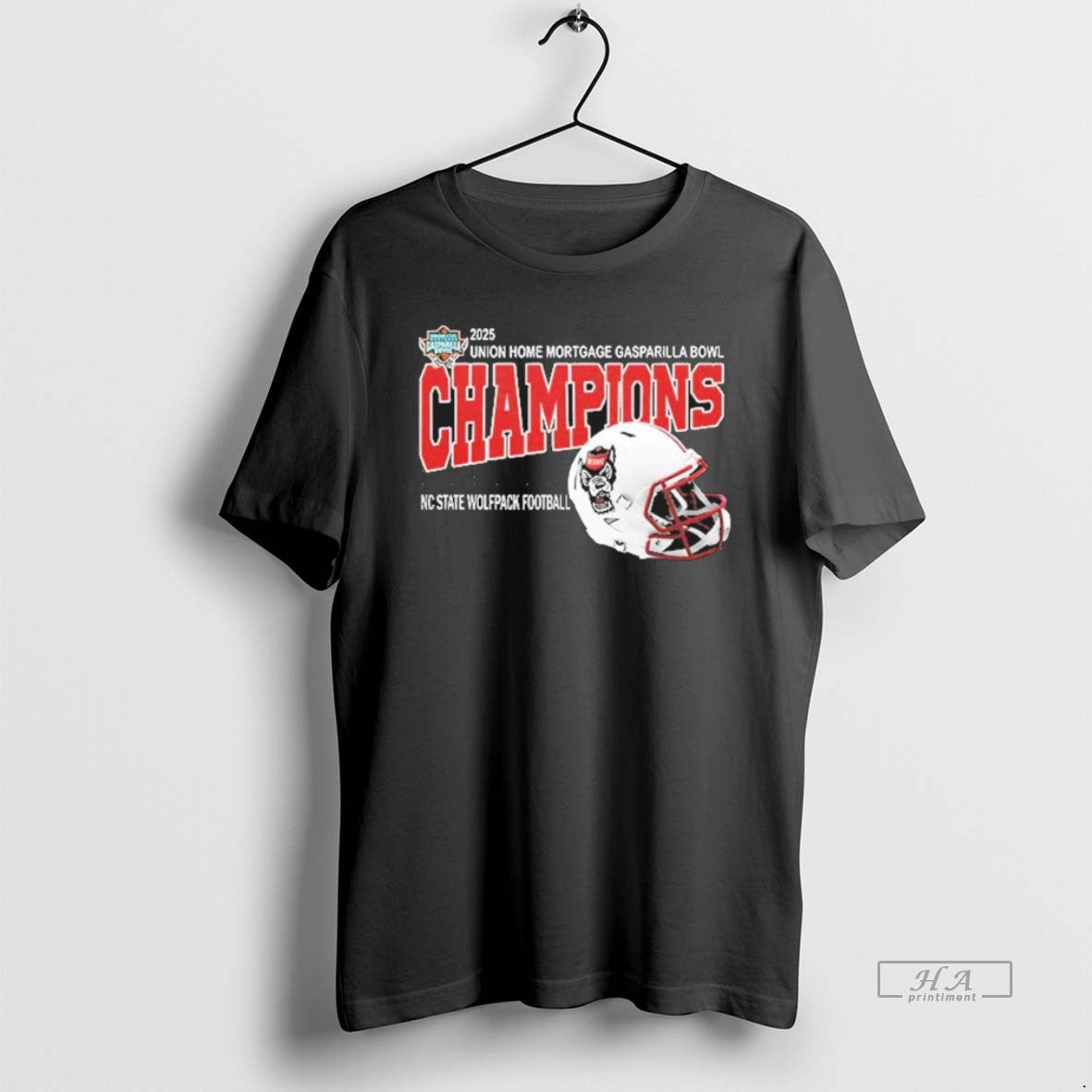 Official Nc State Wolfpack 2025 Gasparilla Bowl Champions Helmet T-Shirts, Hoodie, Sweatshirt | TeeBloomCo.com