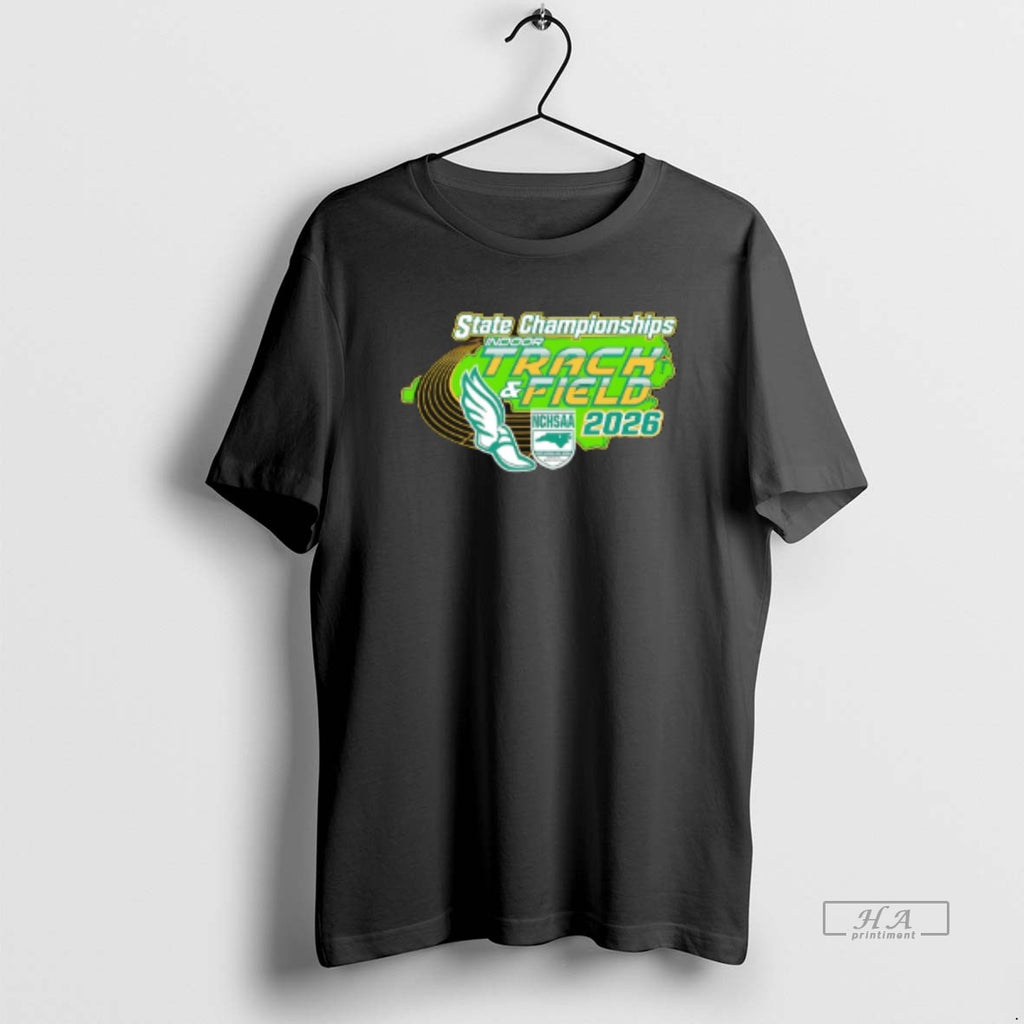 Official Nchsaa Indoor Track And Field States Championships 2026 Logo T-Shirts, Hoodie, Sweatshirt | TeeBloomCo.com