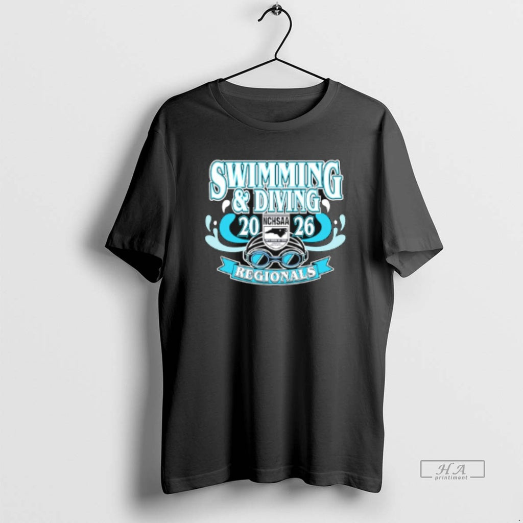 Official Nchsaa Swimming And Diving Regional 2026 Logo T-Shirts, Hoodie, Sweatshirt | TeeBloomCo.com