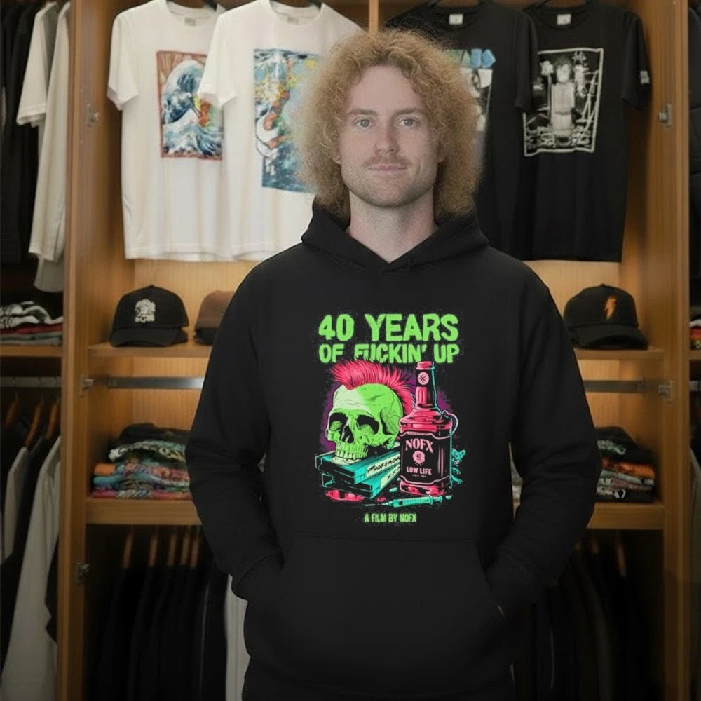 Official NOFX Band Bottle Skull Shirt