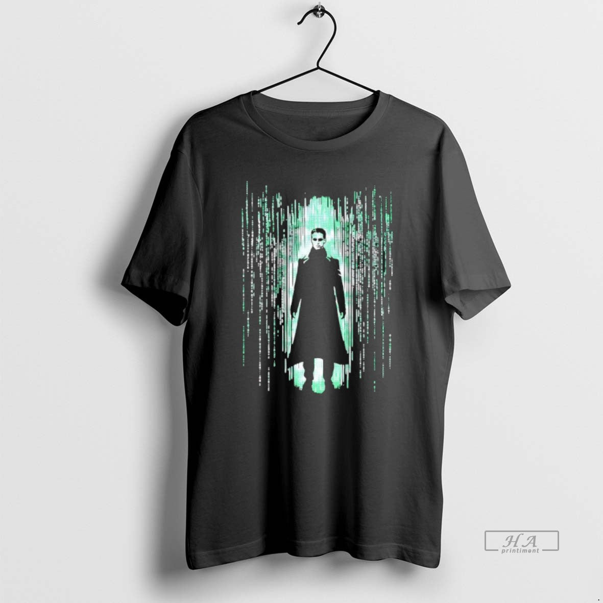 Official Neo The Matrix Coded Rain Shirtneo The Matrix Code Rain Retro T-Shirts, Hoodie, Sweatshirt | TeeBloomCo.com