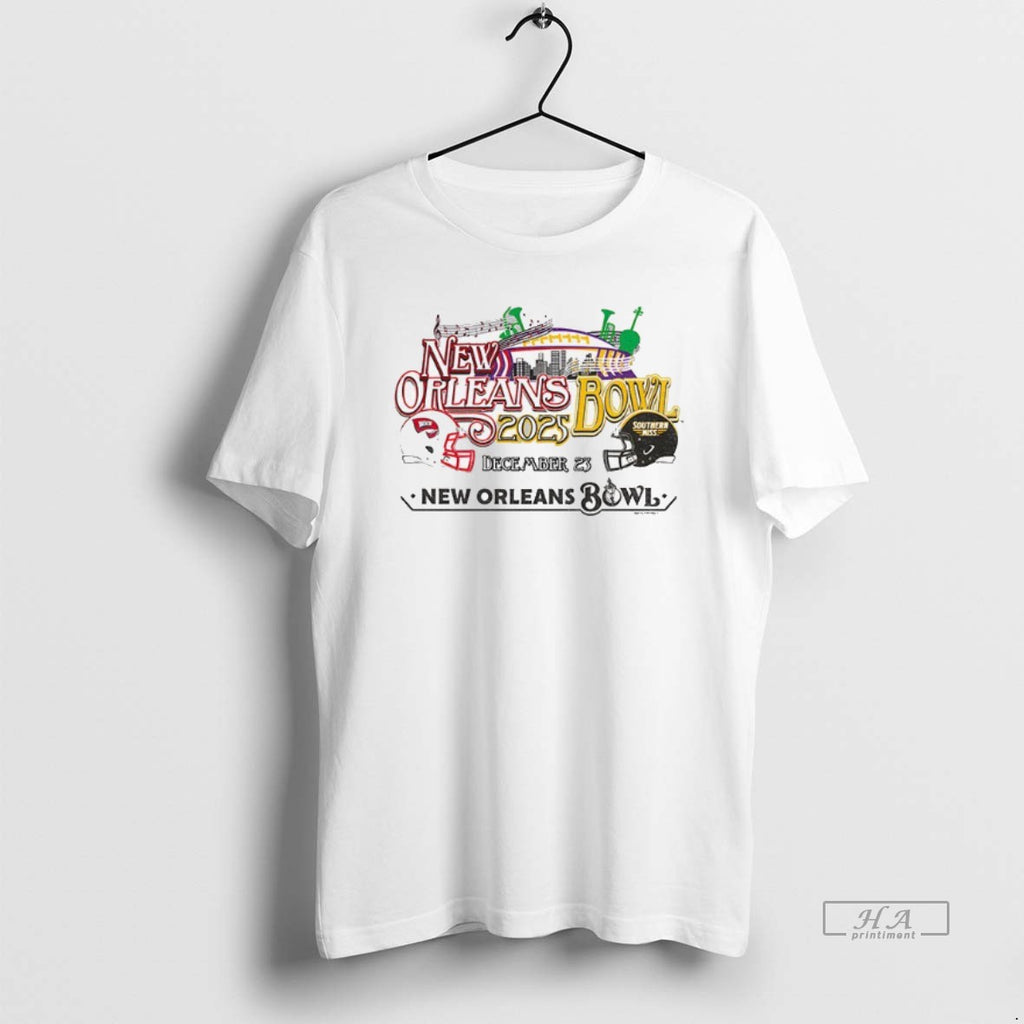 Official New Orleans Bowl 2025 Western Kentucky Vs Southern Miss December 23 T-Shirts, Hoodie, Sweatshirt | TeeBloomCo.com