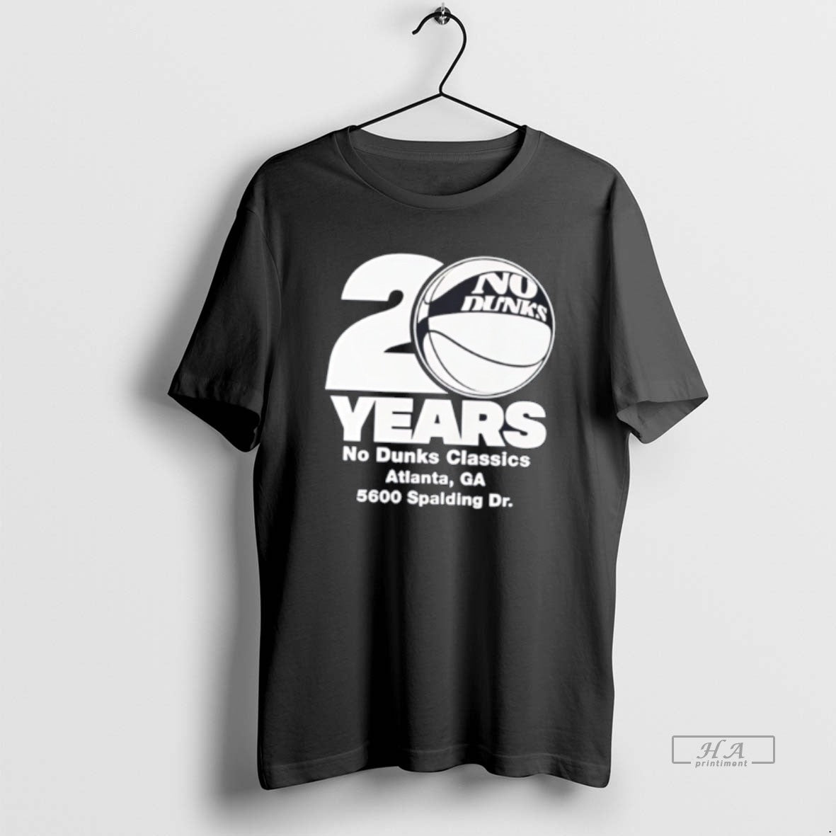 Official No Dunks 20th Anniversary Atlanta Ga 5600 Spalding Dr Tee Hoodie, Sweatshirt | TeeBloomCo.com