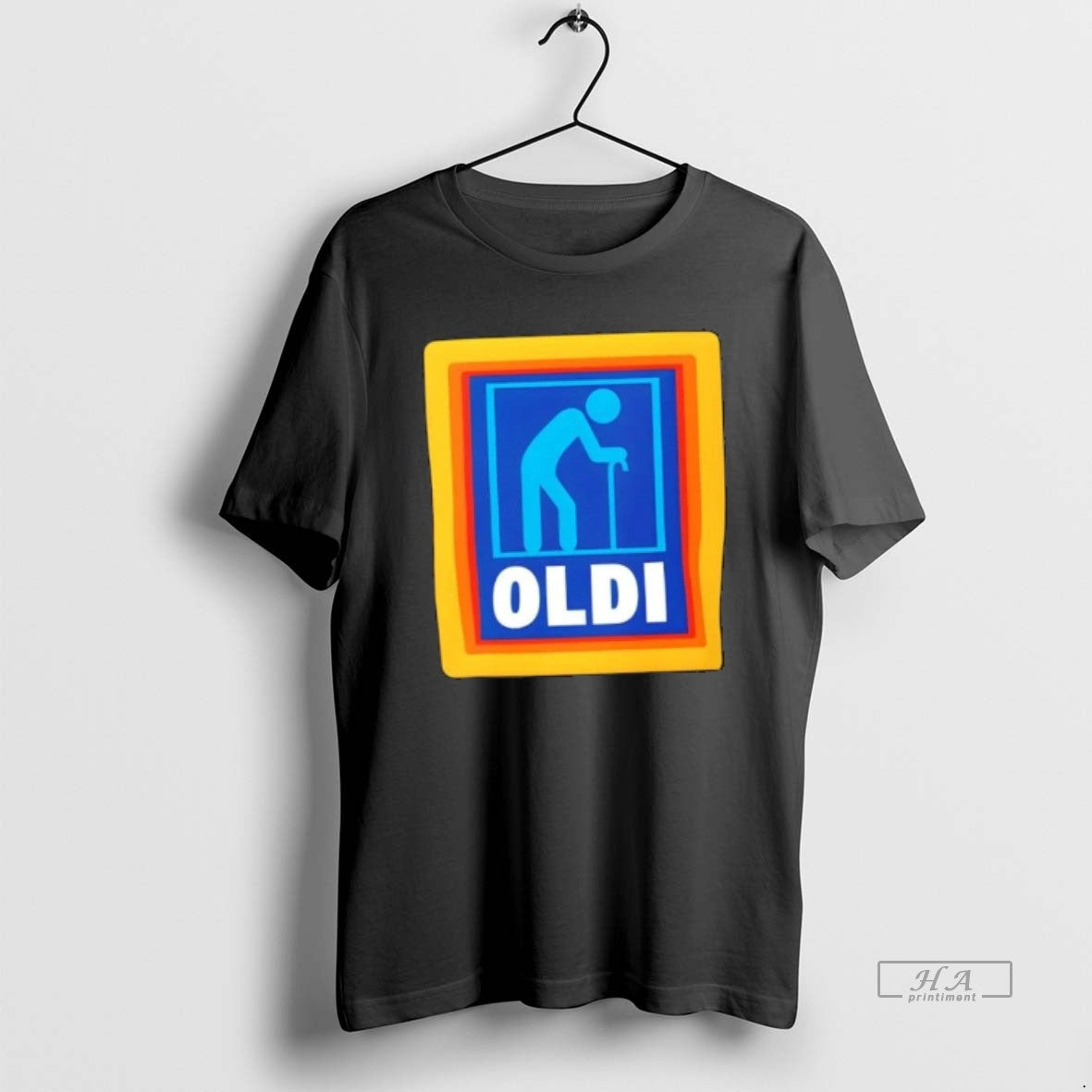 Official Oldi Funny Senior Aldi Logo Parody T-Shirts, Hoodie, Sweatshirt | TeeBloomCo.com
