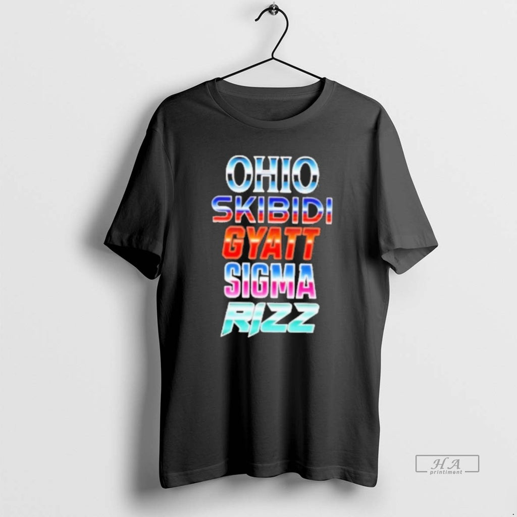 Official Ohio Skibidi Gyatt Sigma Rizz Rainbow Stylish T-Shirts, Hoodie, Sweatshirt | TeeBloomCo.com