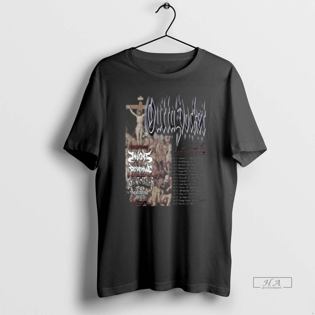 Official Outta Pocket Us Tour February 2026 T-Shirts, Hoodie, Sweatshirt | TeeBloomCo.com