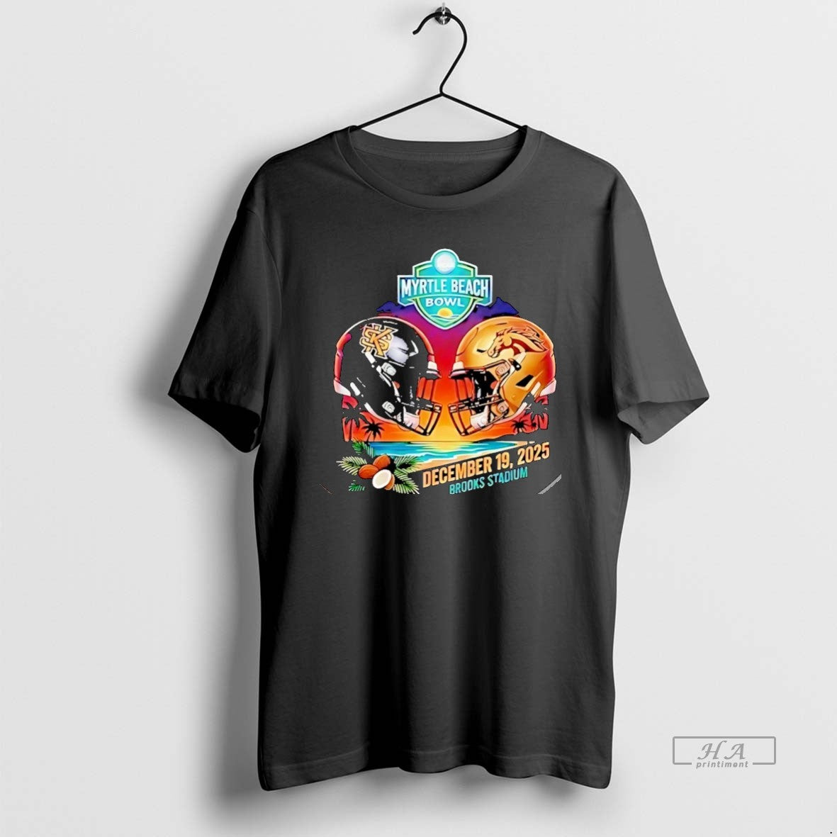 Official Owls Vs Broncos 2025 Myrtle Beach Bowl Helmets Christmas T-Shirts, Hoodie, Sweatshirt | TeeBloomCo.com