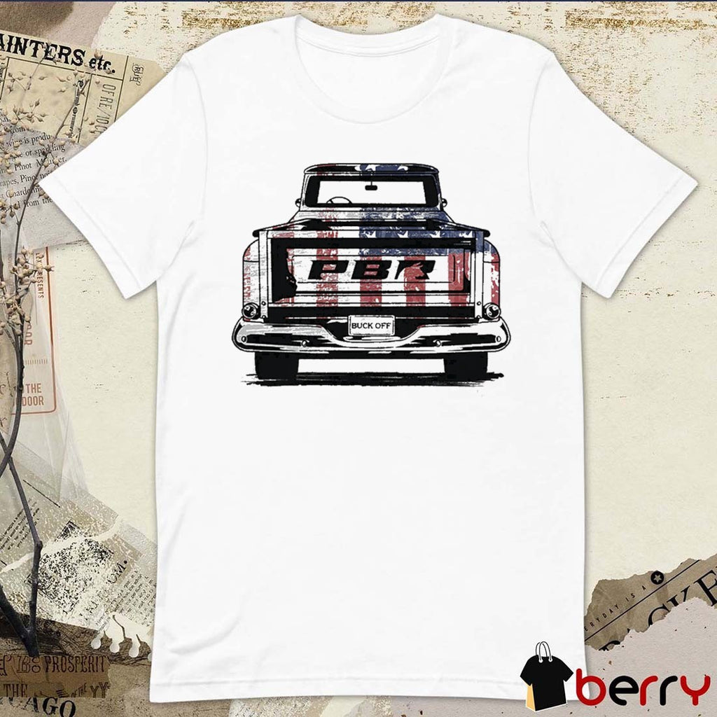 PBR Professional Bull Riders Patriotic Vintage Truck Buck Off 2026 t-shirt