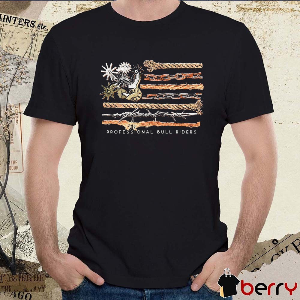 PBR Professional Bull Riders Ropes and Spurs Western Flag 2026 t-shirt