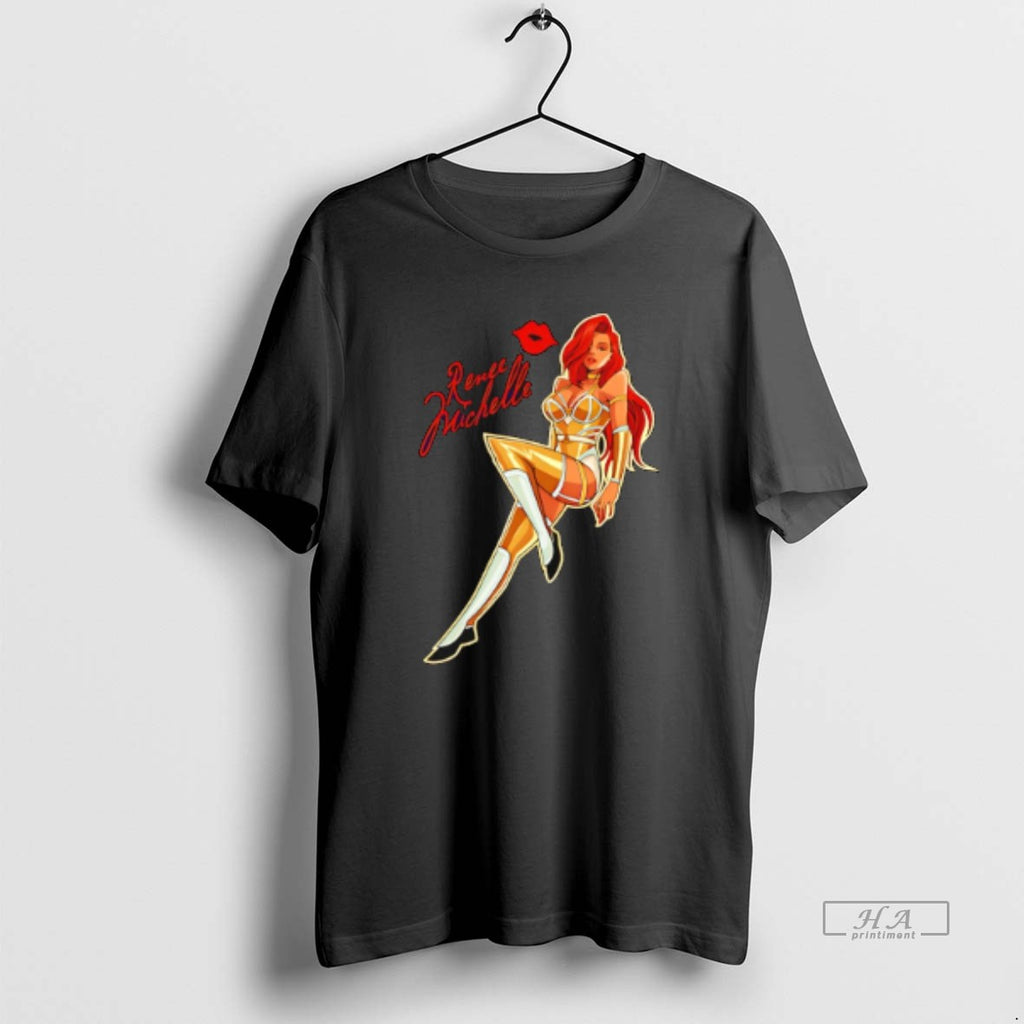 Official Renee Michelle Renee Michelle Golden Cartoon T-Shirts, Hoodie, Sweatshirt | TeeBloomCo.com