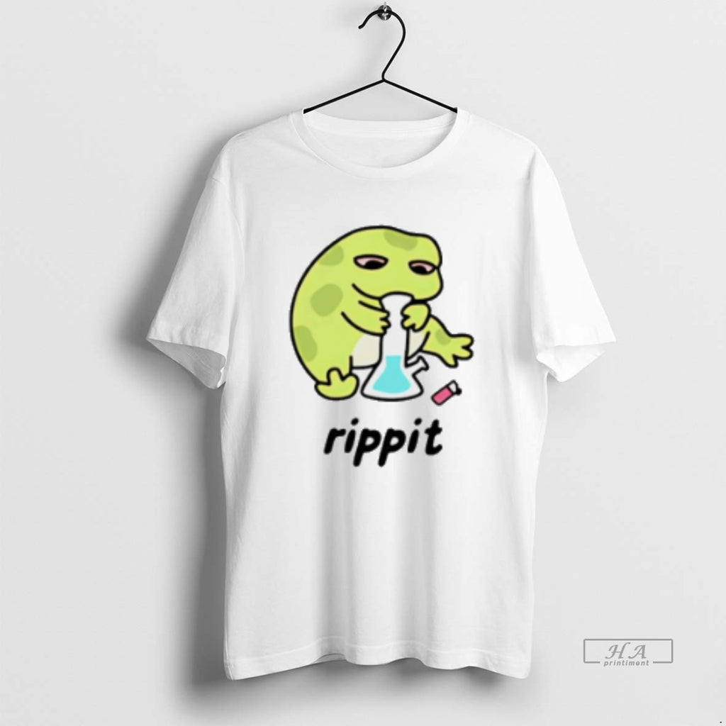 Official Rippit Frog Meme T-Shirts, Hoodie, Sweatshirt | TeeBloomCo.com
