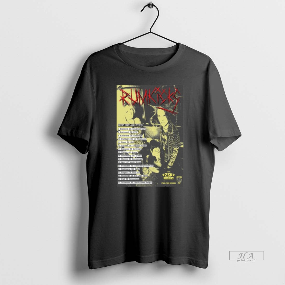 Official Rumkicks Europe Tour January 2026 T-Shirts, Hoodie, Sweatshirt | TeeBloomCo.com
