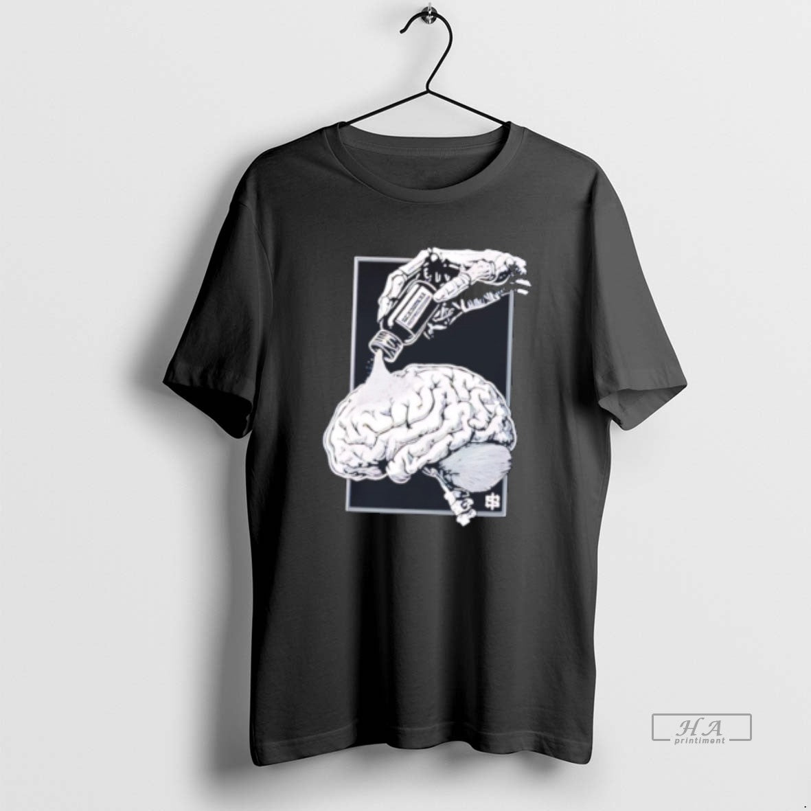 Official Seasonal Depression Skeletal Hand Brain Tee Hoodie, Sweatshirt | TeeBloomCo.com