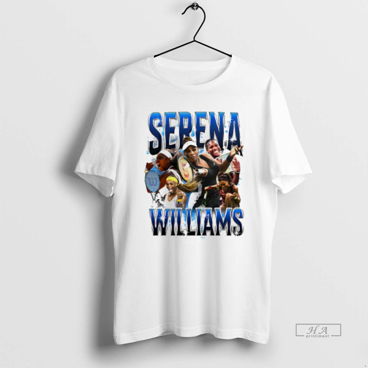 Official Serena Williams Tennis Player Collage Signature T-Shirts, Hoodie, Sweatshirt | TeeBloomCo.com