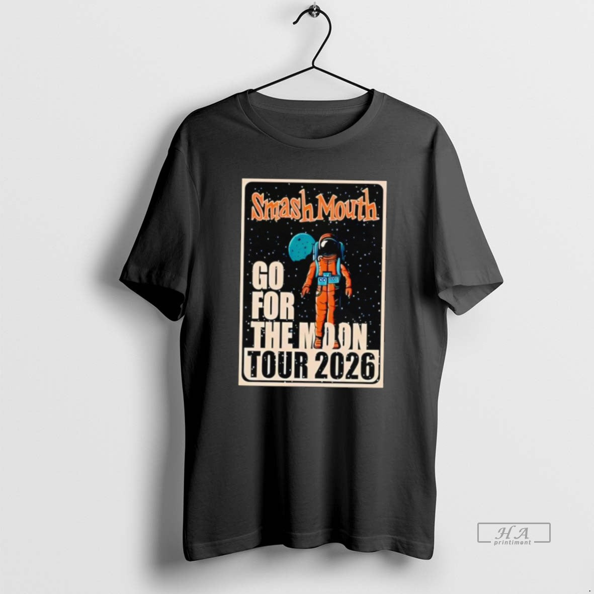 Official Smash Mouth Go For The Moon 2026 Shows Black T-Shirts, Hoodie, Sweatshirt | TeeBloomCo.com