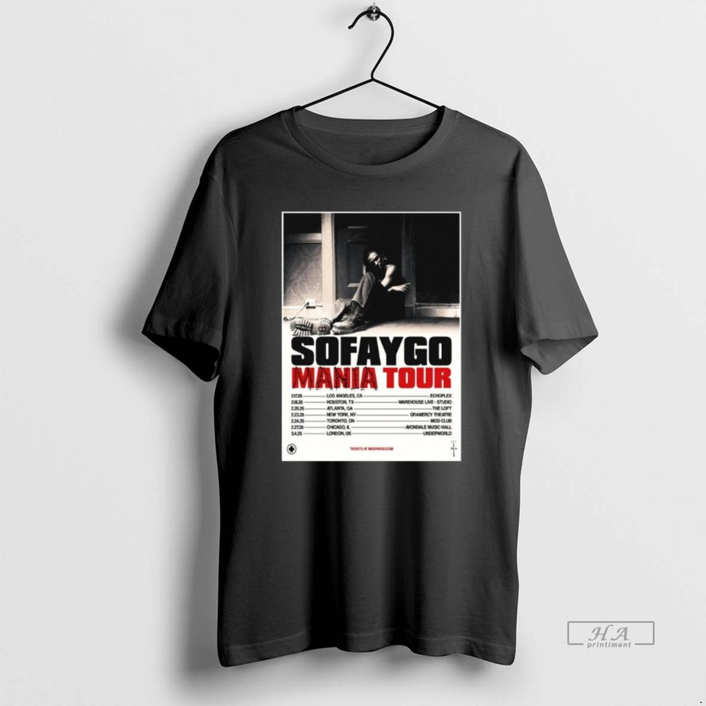 Official Sofaygo Mania Tour 2026 T-Shirts, Hoodie, Sweatshirt | TeeBloomCo.com