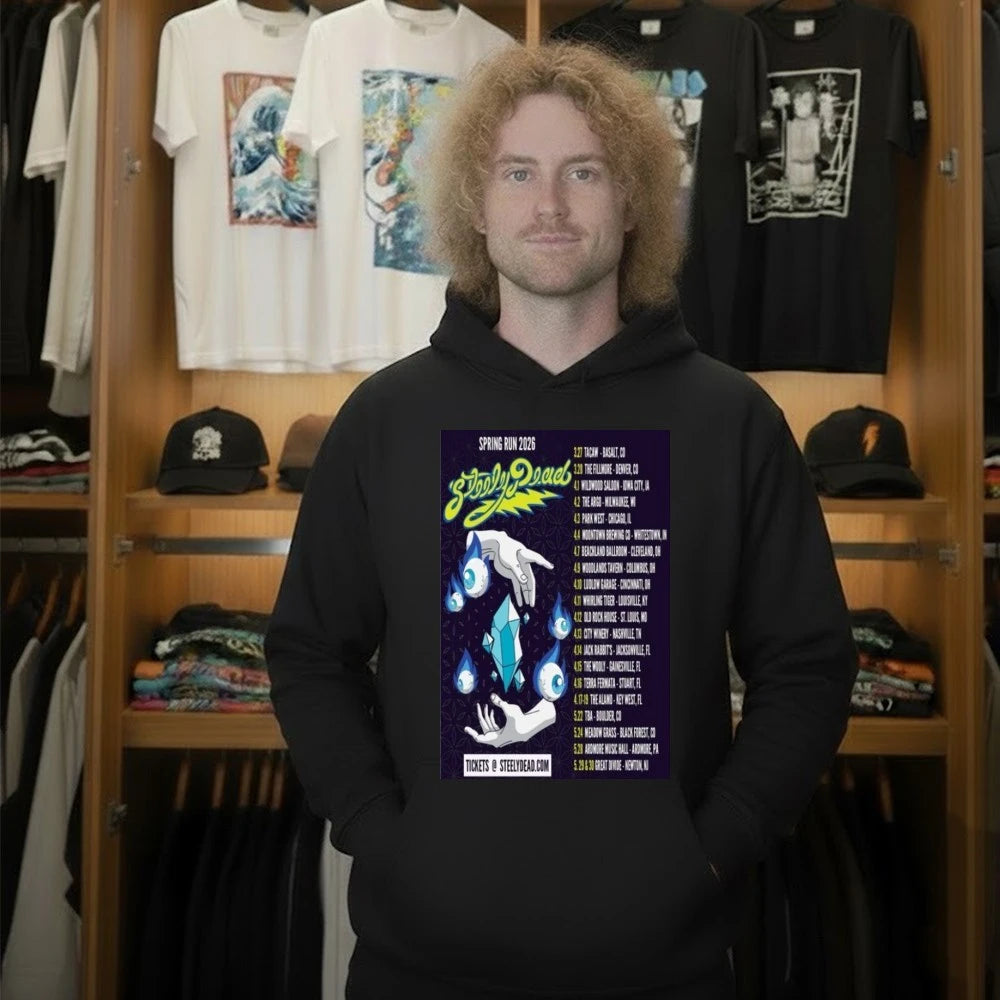 Official Steely Dead Spring Run 2026 Tour Poster Shirt