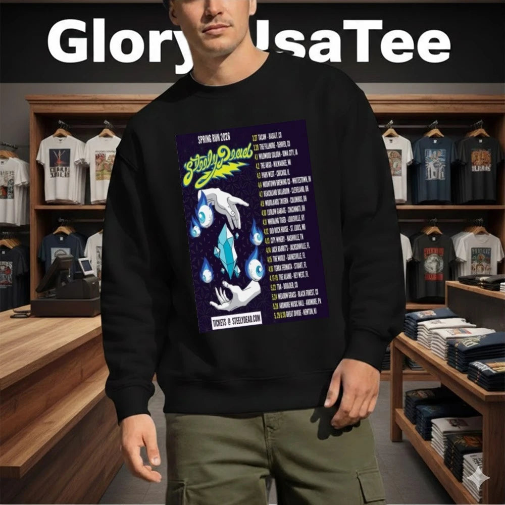 Official Steely Dead Spring Run 2026 Tour Poster Shirt