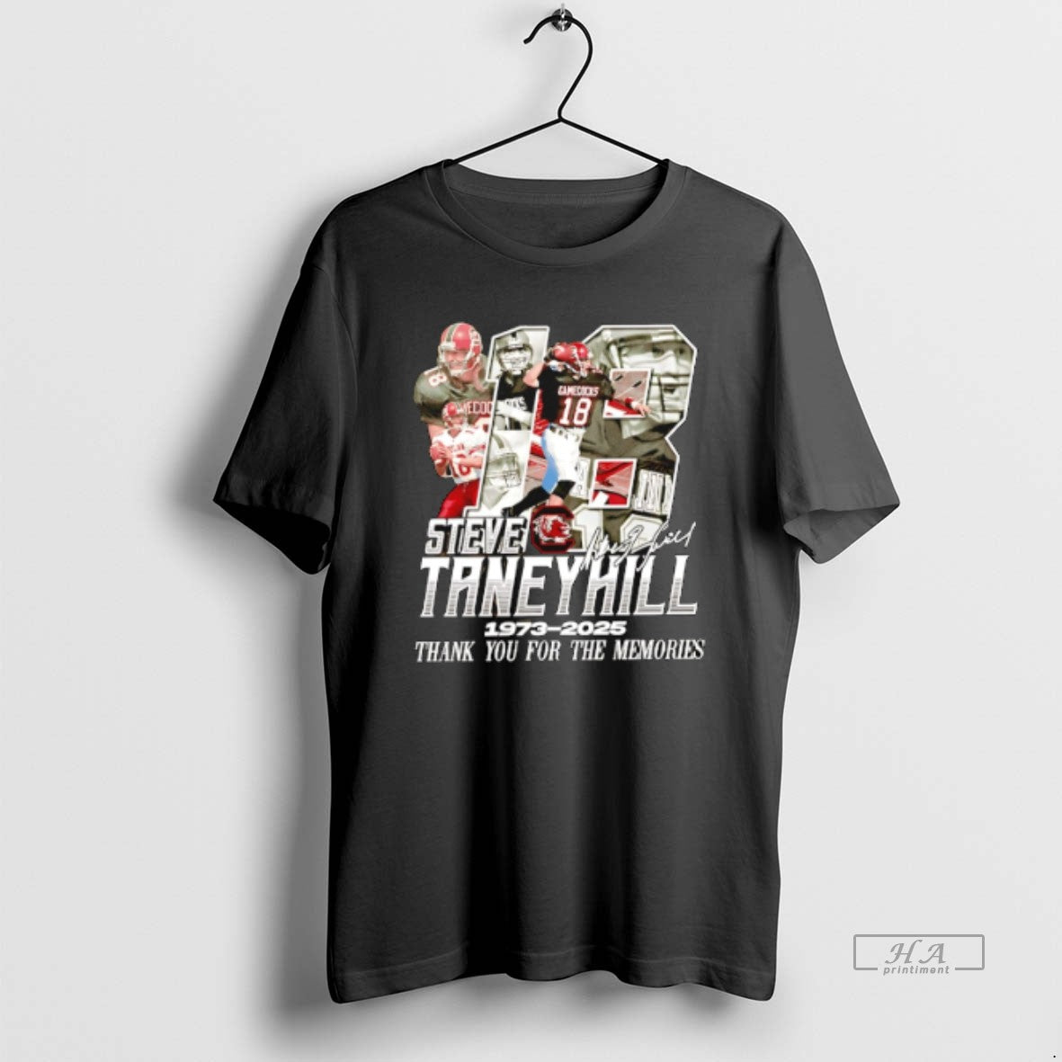 Official Steve Taneyhill 1973 2025 Thank You For The Memories Signature T-Shirts, Hoodie, Sweatshirt | TeeBloomCo.com