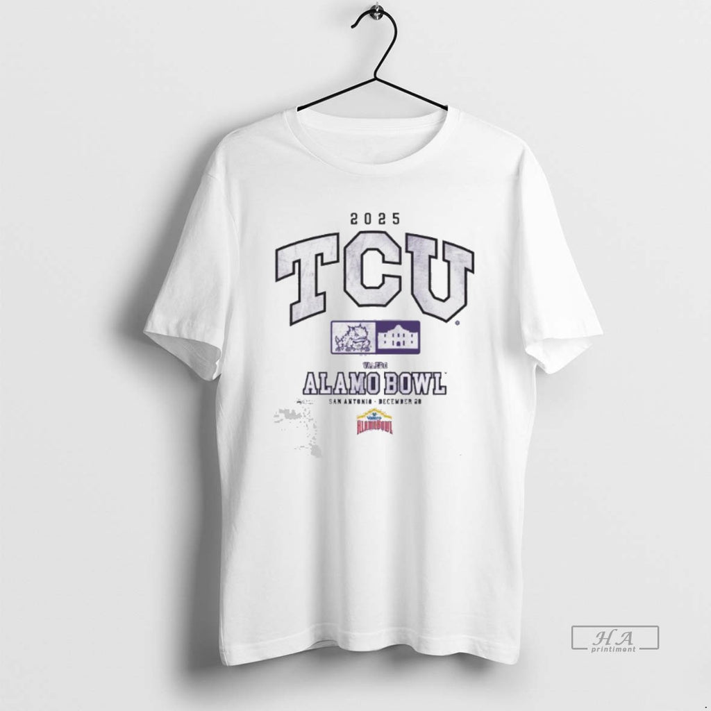 Official Tcu Horned Frogs 2025 Valero Alamo Bowl T-Shirts, Hoodie, Sweatshirt | TeeBloomCo.com