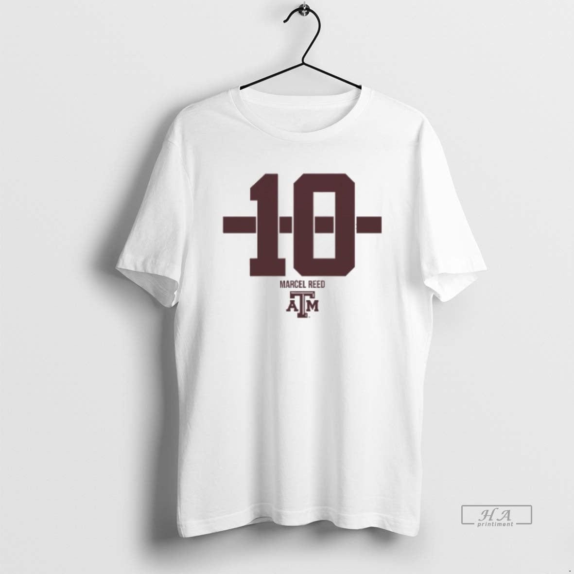 Official Texas Am Aggies Marcel Reed 10 Stripe T-Shirts, Hoodie, Sweatshirt | TeeBloomCo.com