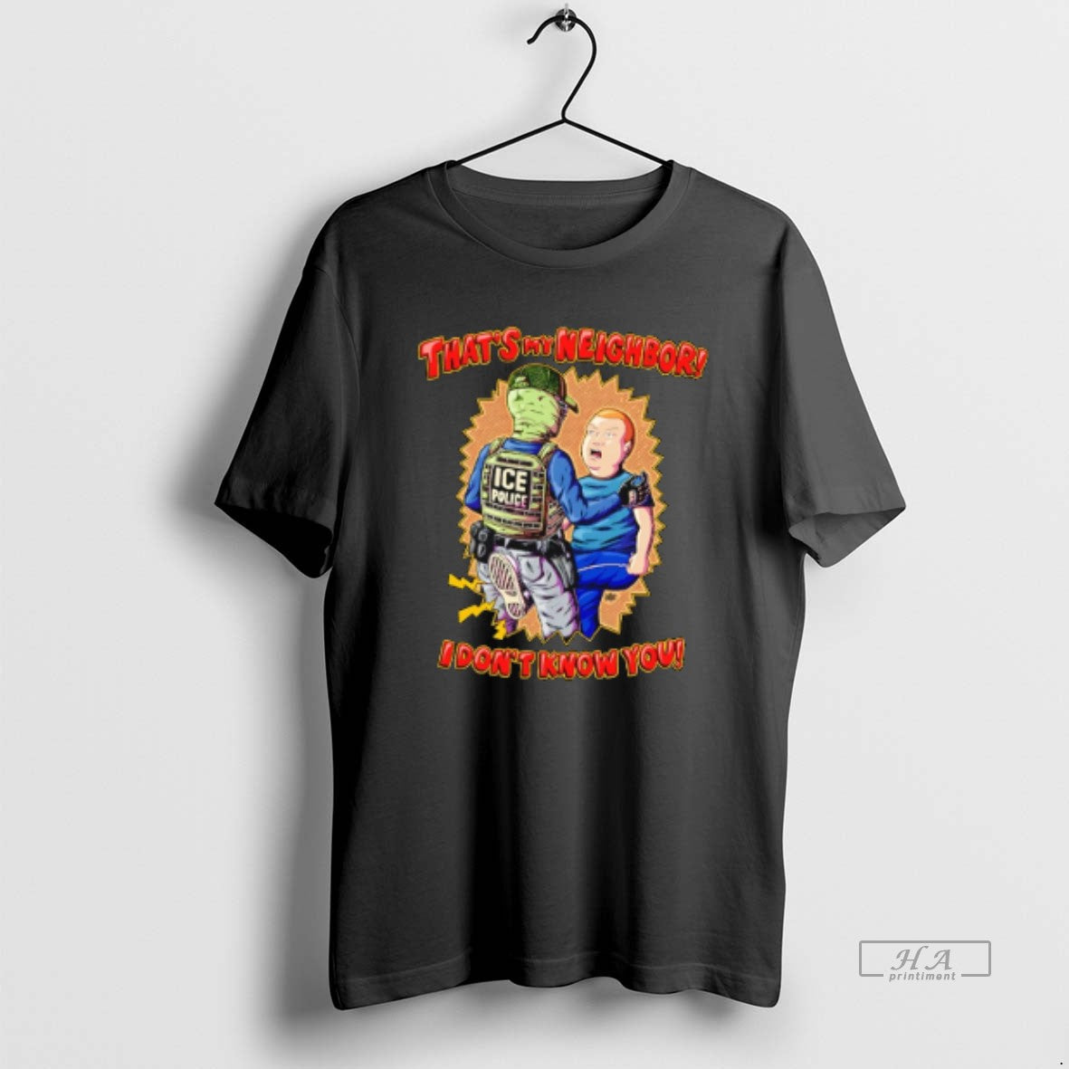 Official Thats My Neighbor I Dont Know You Ice King Of The Hill T-Shirts, Hoodie, Sweatshirt | TeeBloomCo.com