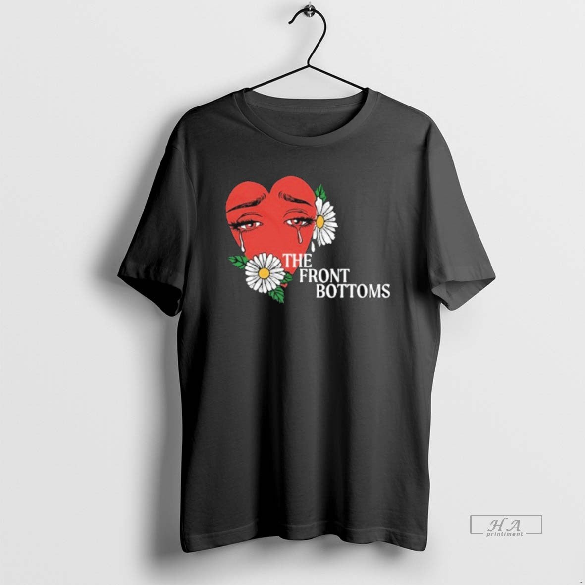 Official The Front Bottoms Crying Heart T-Shirts, Hoodie, Sweatshirt | TeeBloomCo.com