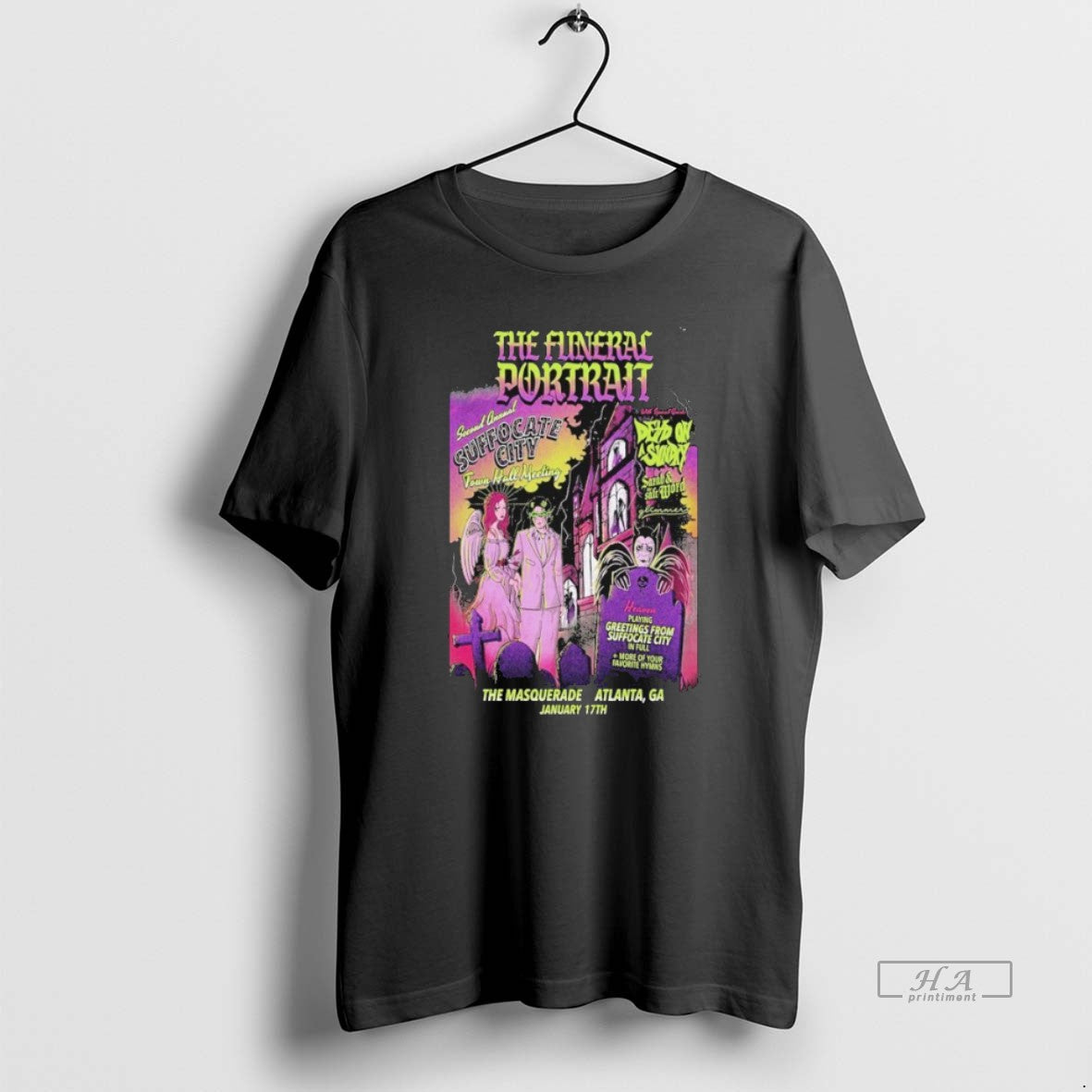 Official The Funeral Portrait January 17 2026 Atlanta Ga T-Shirts, Hoodie, Sweatshirt | TeeBloomCo.com