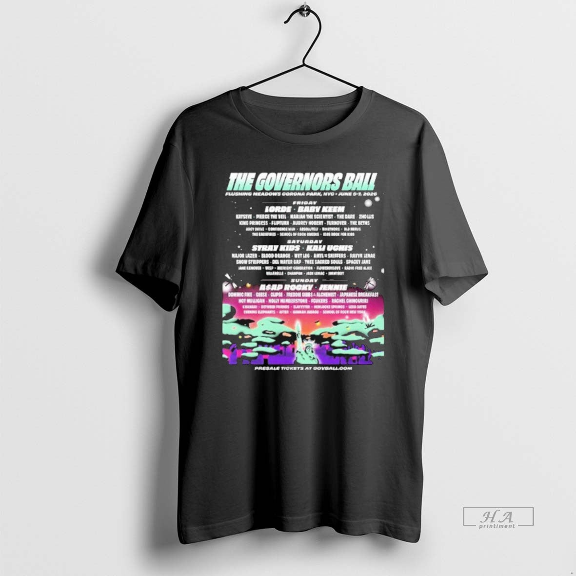 Official The Governors Ball June 5 7 2026 Flushing Meadows Corona Park Nyc T-Shirts, Hoodie, Sweatshirt | TeeBloomCo.com