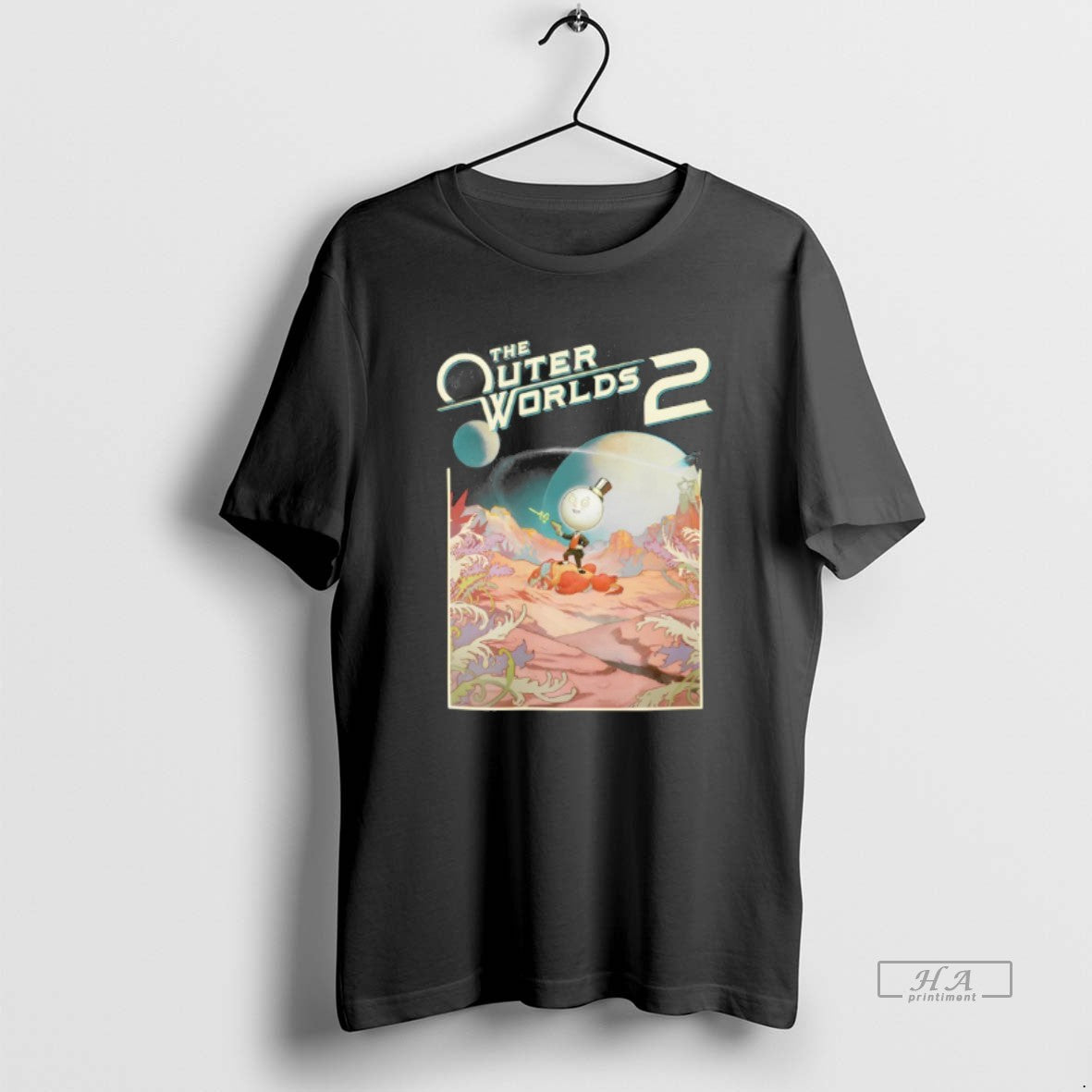 Official The Outer Worlds 2 Key Art T-Shirts, Hoodie, Sweatshirt | TeeBloomCo.com