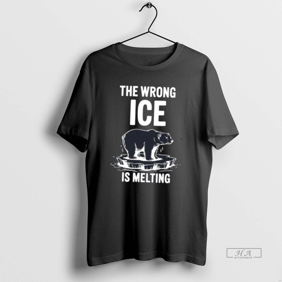 Official The Wrong Ice Is Melting Bear Tee Hoodie, Sweatshirt | TeeBloomCo.com