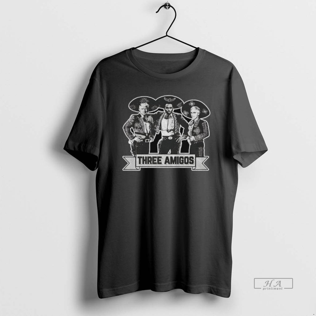 Official Three Amigos Parody Edgy Pop Culture Trump Diddy Epstein Funny Meme T-Shirts, Hoodie, Sweatshirt | TeeBloomCo.com