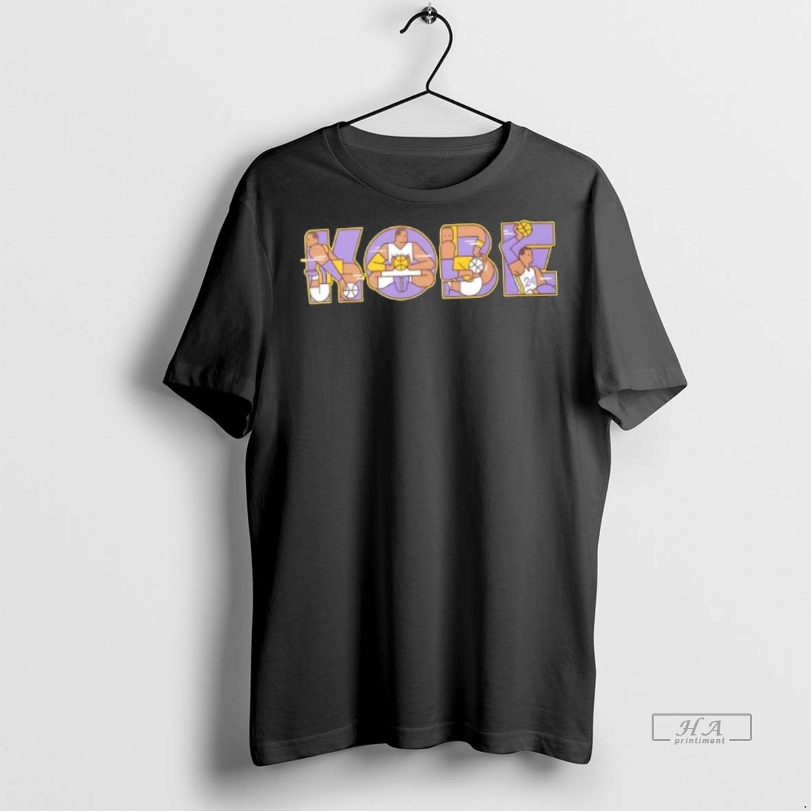 Official Trendy Kobe Tribute Retro Basketball Art Tee Sweater