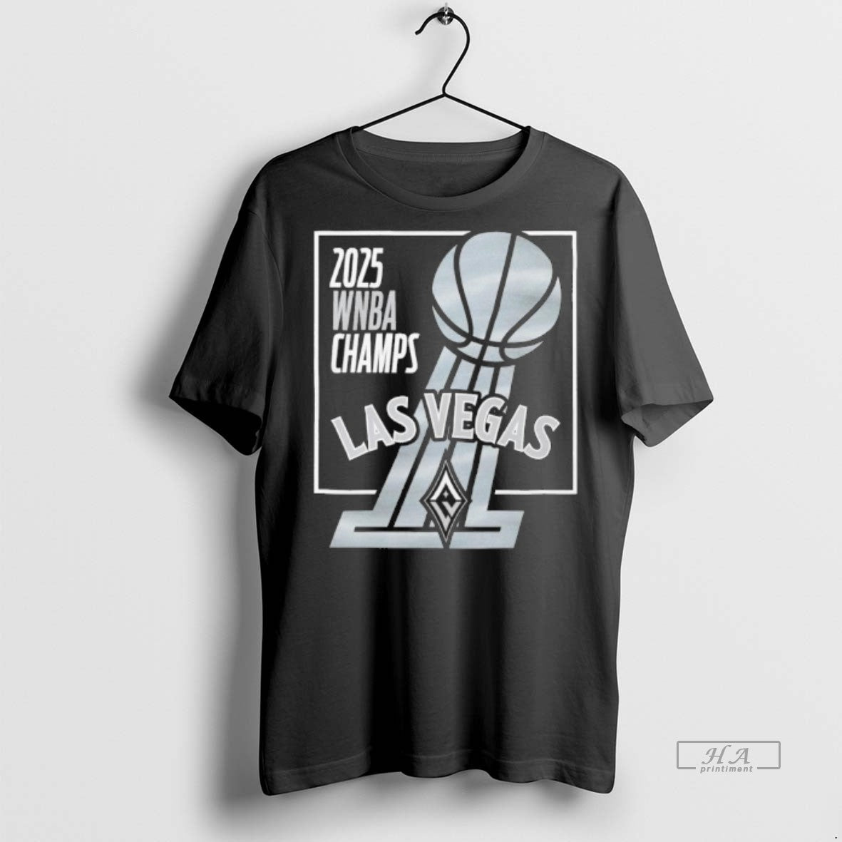 Official Trendy Las Vegas Aces 2025 Wnba Champs Trophy Tee Sweater