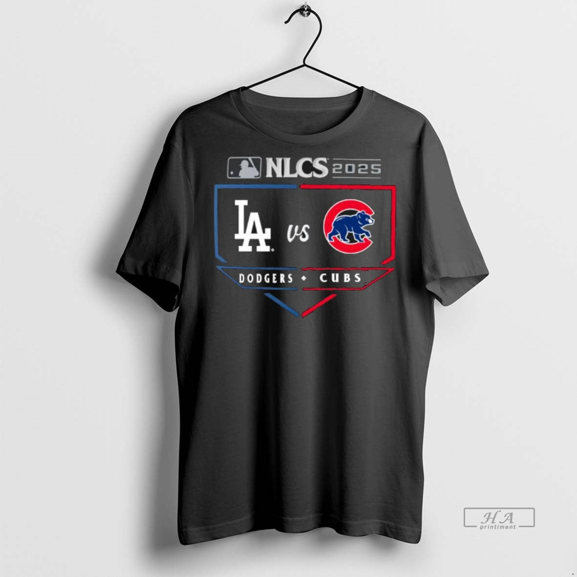 Official Trendy Los Angeles Dodgers Vs Chicago Cubs Nlcs Batters Box Matchup Tee Sweater