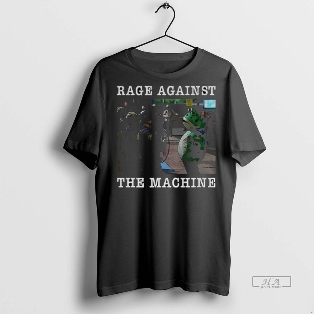 Official Trendy Portland Frog Protest Rage Against The Machine Tee Sweater