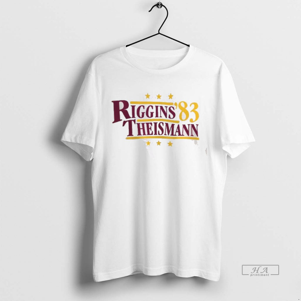 Official Trendy Riggins And Theismann 83 Political Campaign Parody Tee Sweater