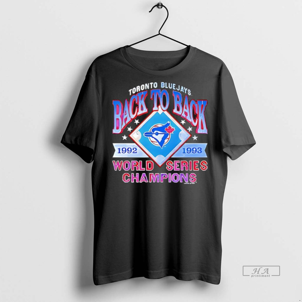 Official Trendy Toronto Blue Jays Back To Back 1992 1993 World Series Champions Tee Sweater
