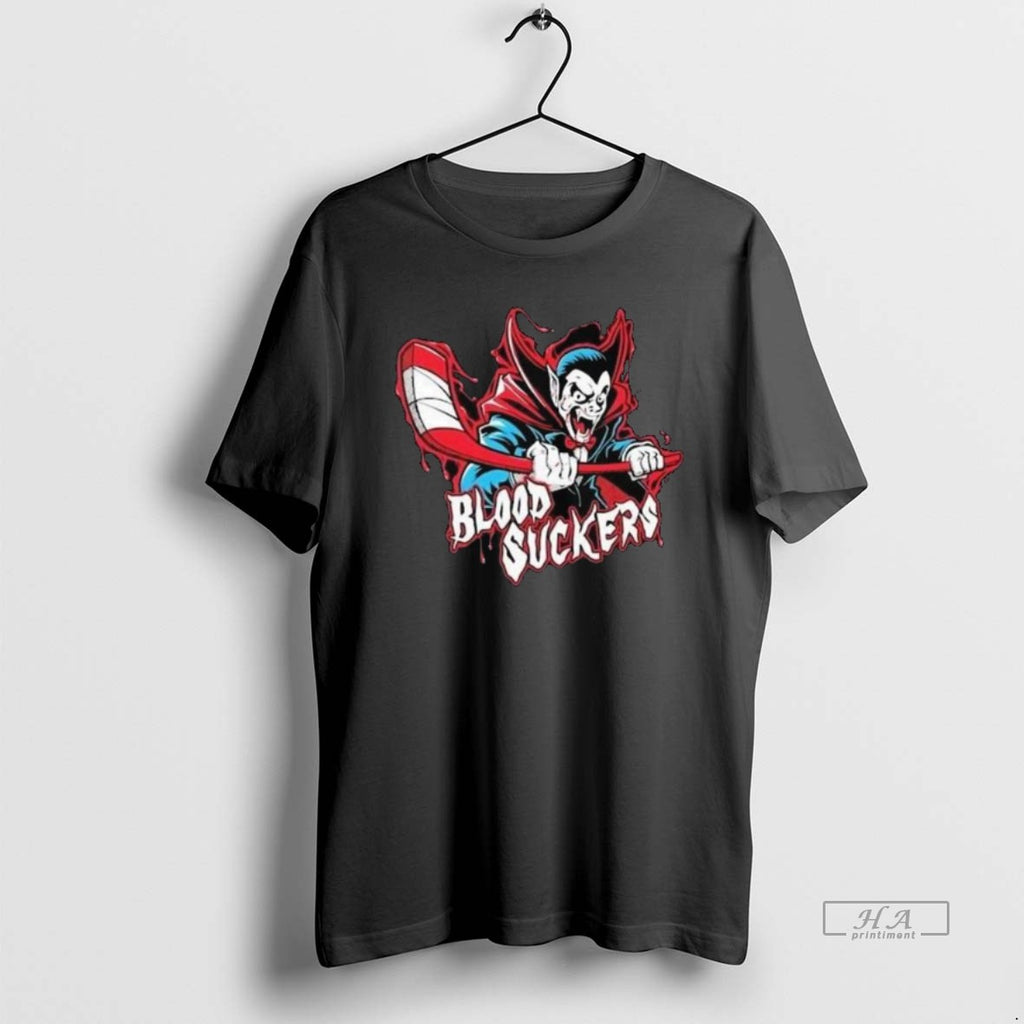 Official Trendy Vampire Blood Suckers Hockey Long Sleve