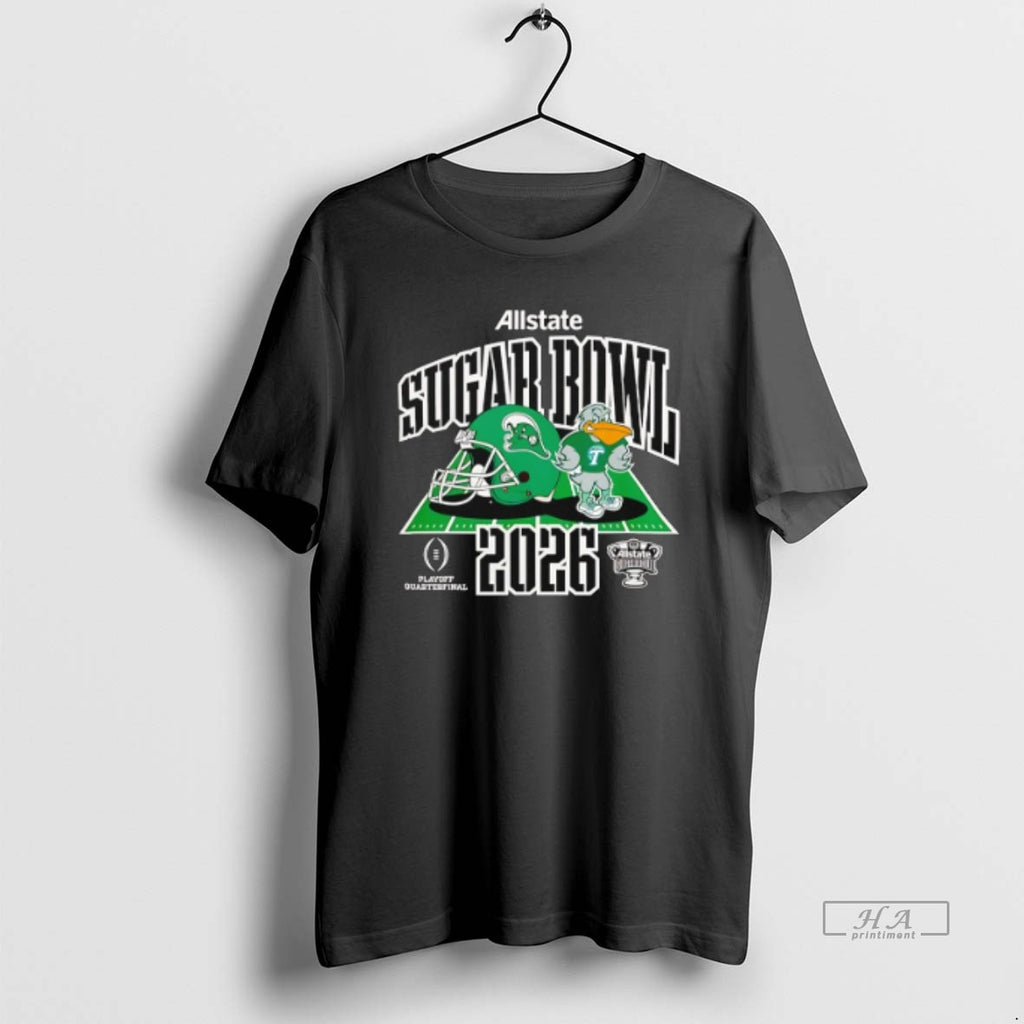 Official Tulane Green Wave Football 2026 Cfp Sugar Bowl T-Shirts, Hoodie, Sweatshirt | TeeBloomCo.com