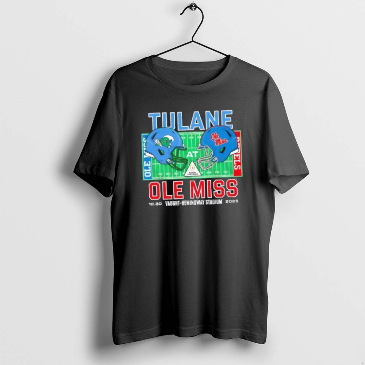 Official Tulane Vs Ole Miss 2025 College Football Helmets Playoff T-Shirts, Hoodie, Sweatshirt | TeeBloomCo.com