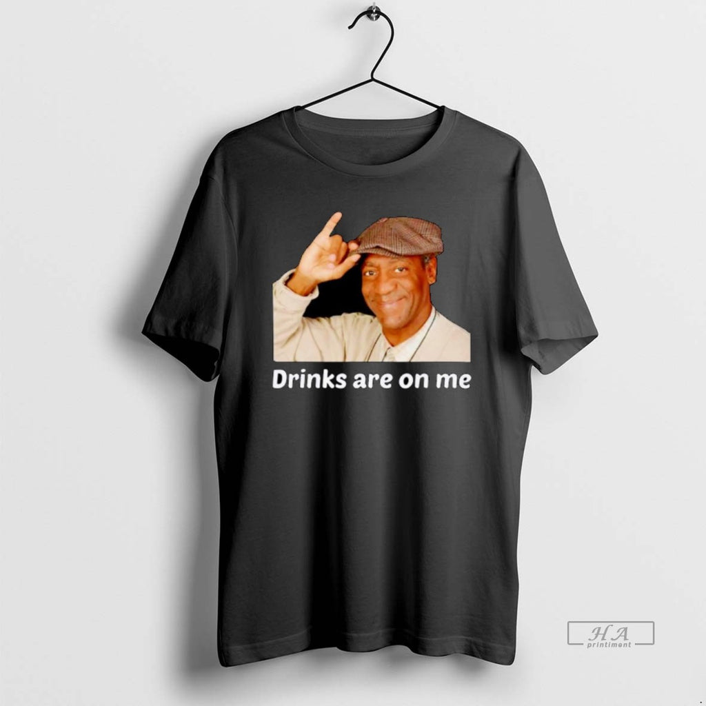 Official Viet Hands Bill Cosby Drinks Are On Me Ornaments T-Shirts, Hoodie, Sweatshirt | TeeBloomCo.com