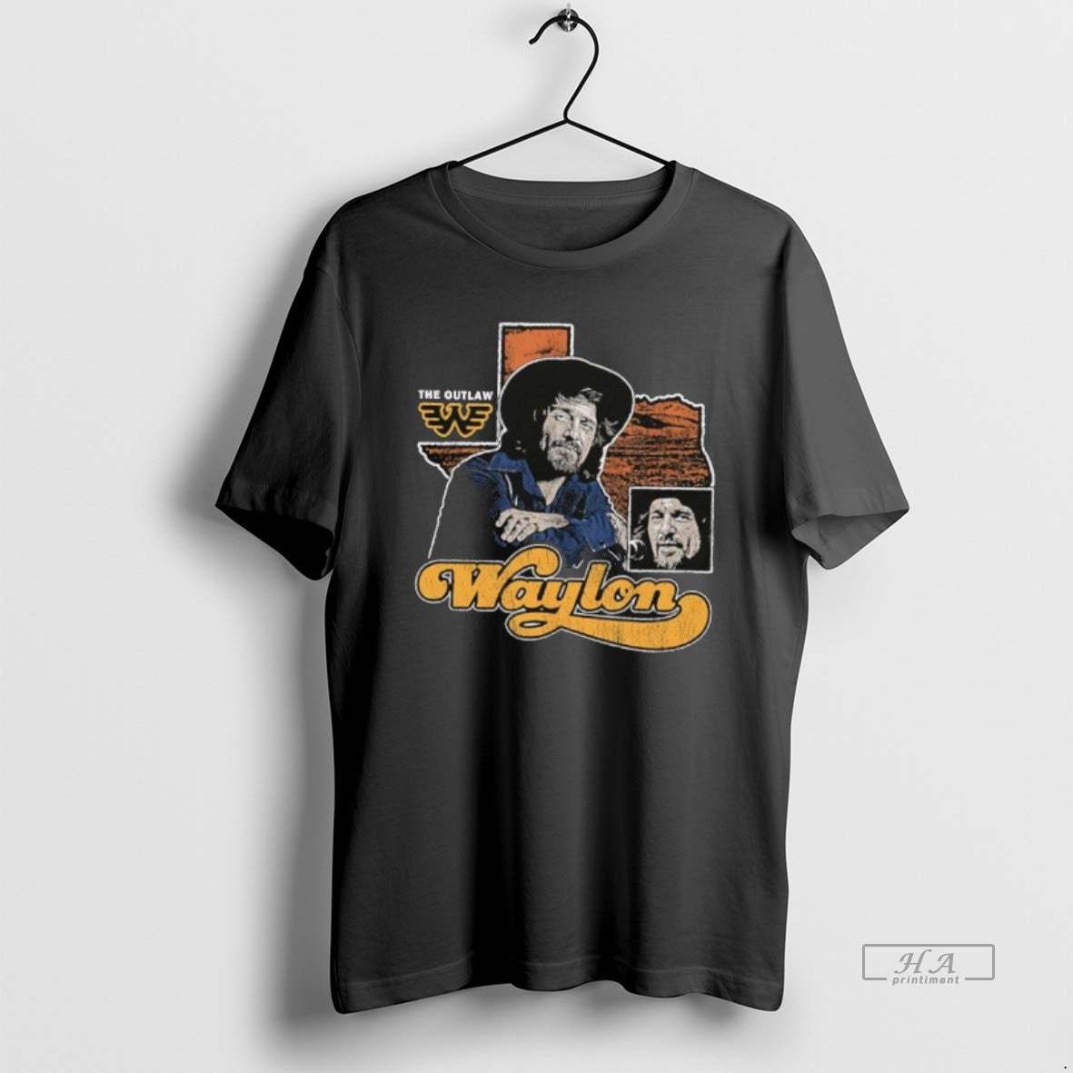 Official Waylon Jennings The Outlaw Retro T-Shirts, Hoodie, Sweatshirt | TeeBloomCo.com